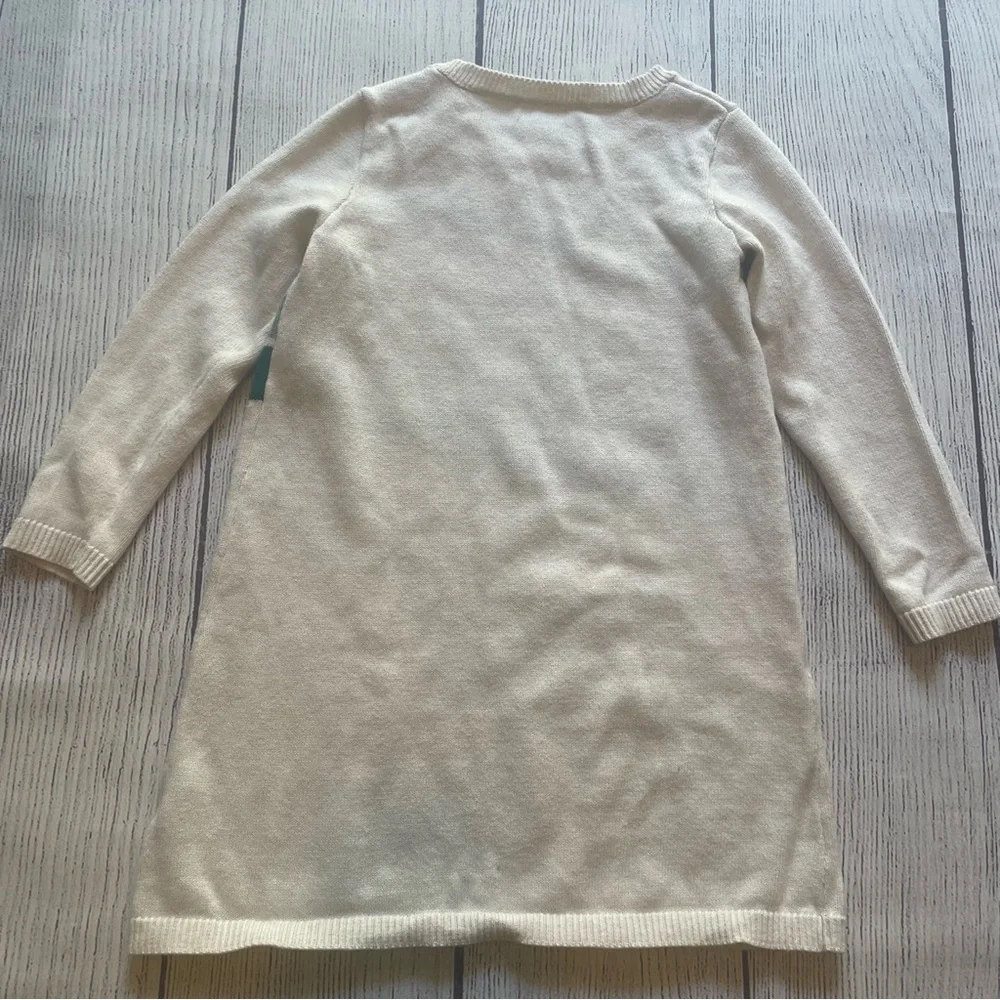 Gymboree Cream Striped Sweater Dress Size XS (4)